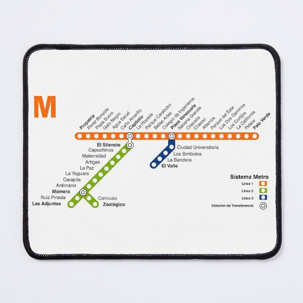 Item preview, Caracas Metro System 1982 designed and sold by OneDailyDesign.