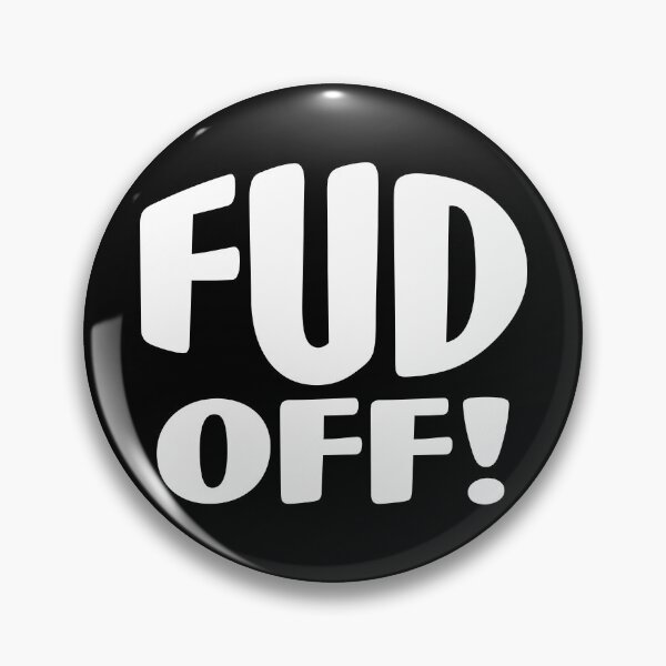 Item preview, No to Crypto FUD! - White Text designed and sold by CryptoStyles00.