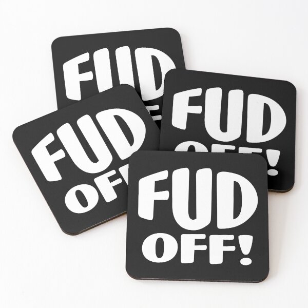 Item preview, No to Crypto FUD! - White Text designed and sold by CryptoStyles00.