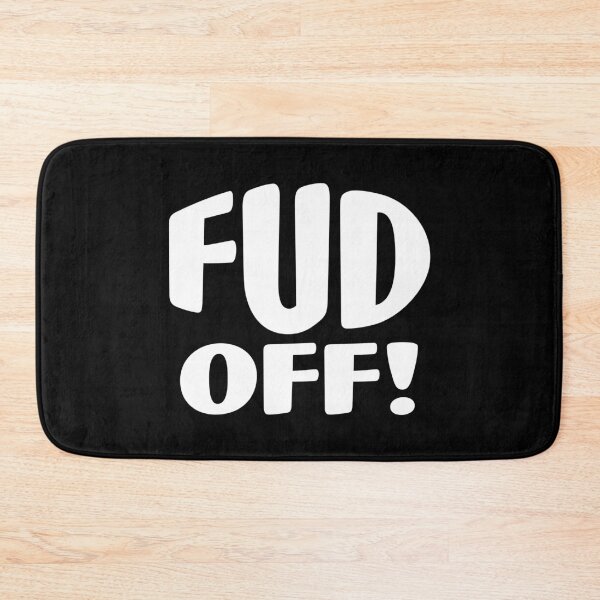 Item preview, No to Crypto FUD! - White Text designed and sold by CryptoStyles00.
