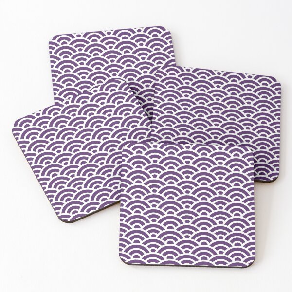 Item preview, KOKIMURASAKI 216 Seigaiha Waves - Energetic Ver. | Japanese Pattern Wagara designed and sold by Polariszero.