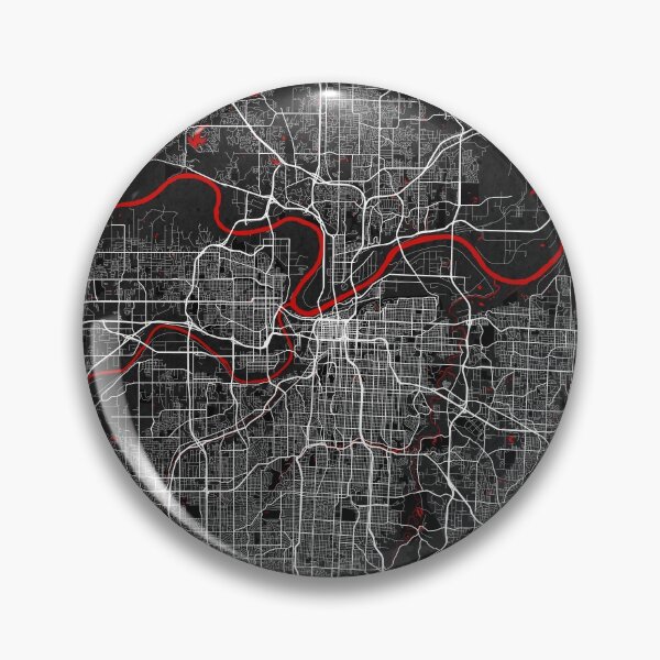 Item preview, Kansas City Map of Missouri, USA - Oriental designed and sold by deMAP.