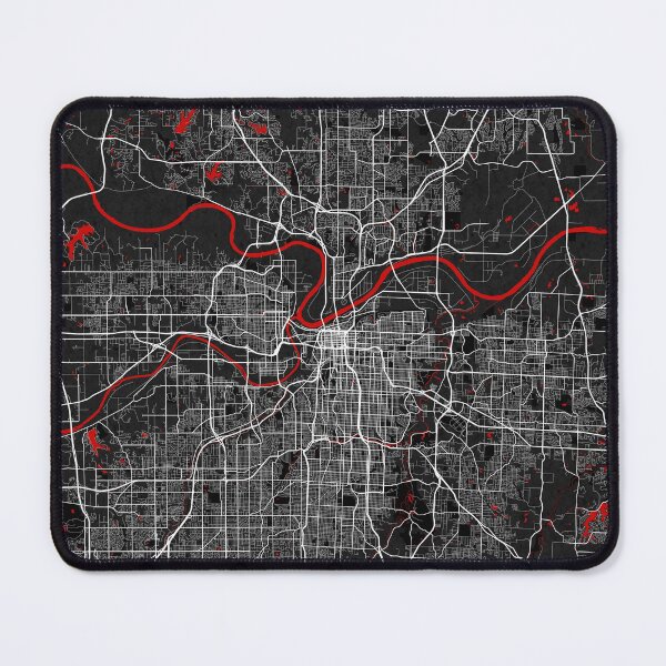 Item preview, Kansas City Map of Missouri, USA - Oriental designed and sold by deMAP.