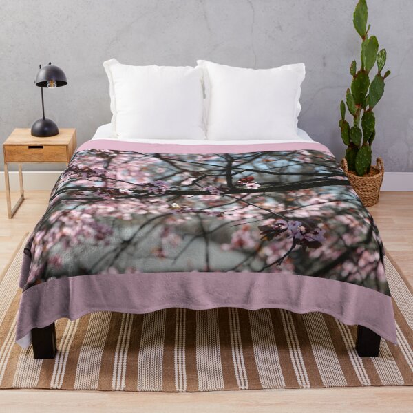 Item preview, Rama de flores de cerezo rosa horizontal designed and sold by JariHawk.