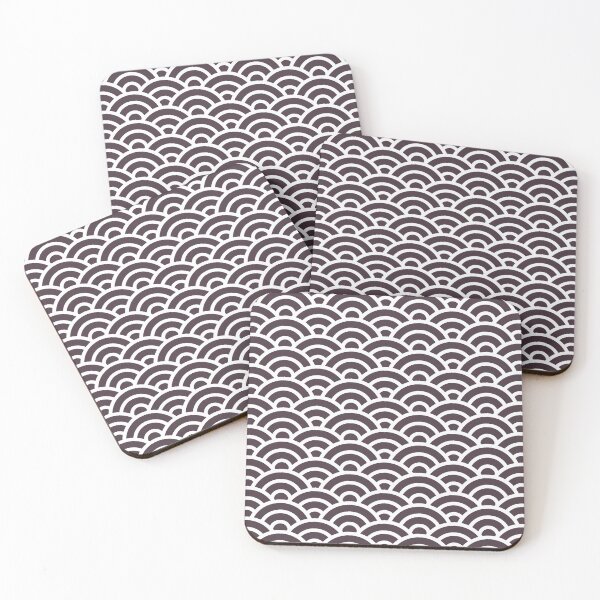 Item preview, KUROBENI 222 Seigaiha Waves - Energetic Ver. | Japanese Pattern Wagara designed and sold by Polariszero.