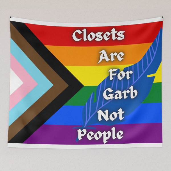 Item preview, Closets are for Garb, Not People designed and sold by Violetable.
