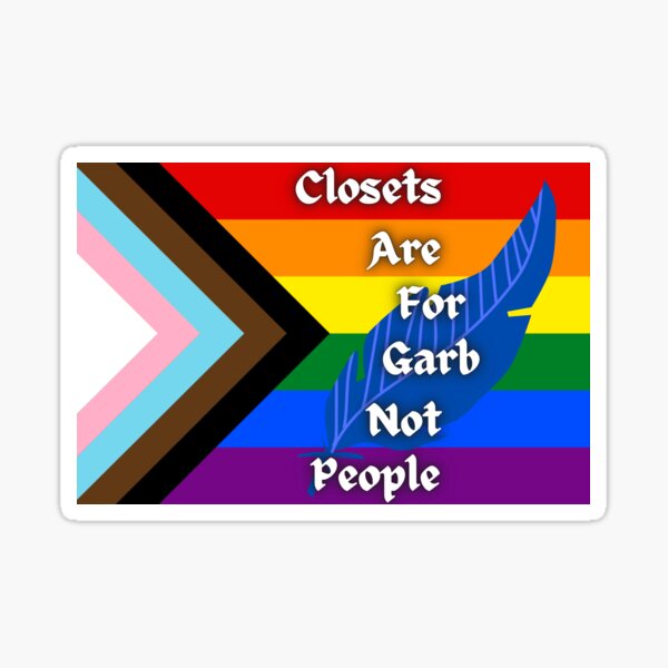 Item preview, Closets are for Garb, Not People designed and sold by Violetable.