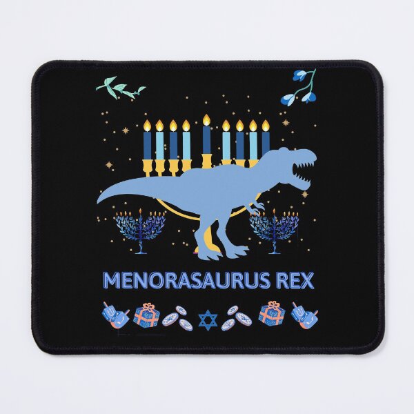 Item preview, Happy hanukkah, Menorasaurus rex designed and sold by haledesign21.