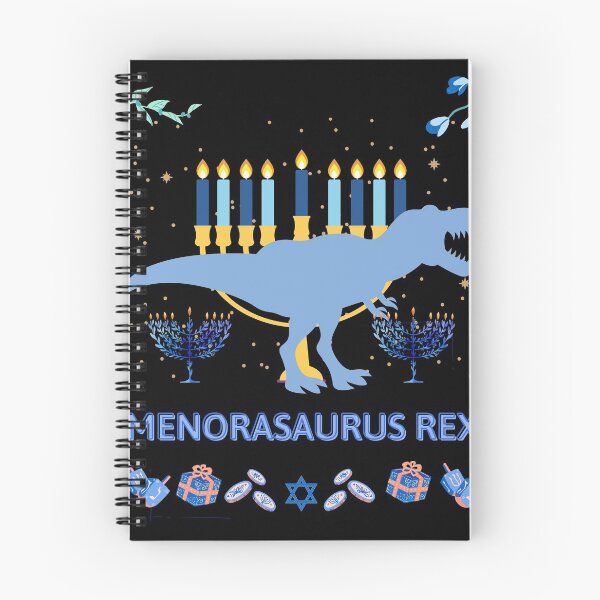 Item preview, Happy hanukkah, Menorasaurus rex designed and sold by haledesign21.