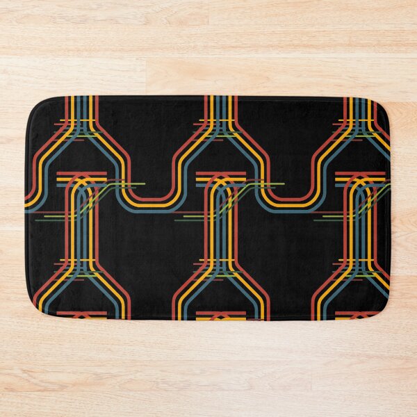 Item preview, Retro bent stripes  designed and sold by pnkpopcorn.