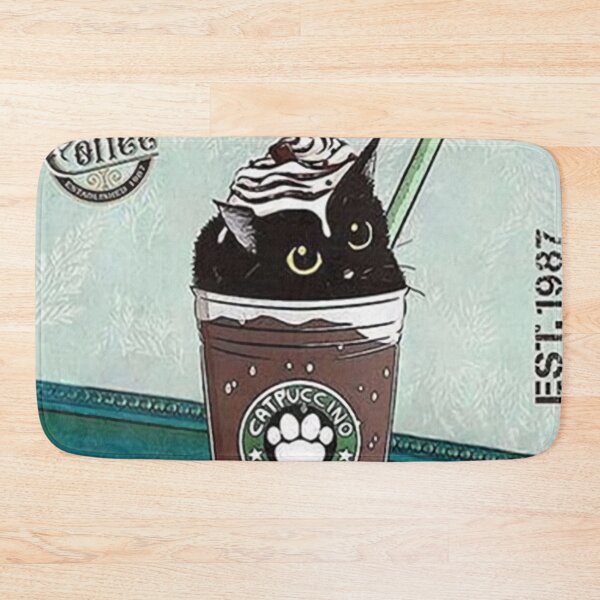 Item preview, Catpuccino Coffee Poster designed and sold by joesbokey.