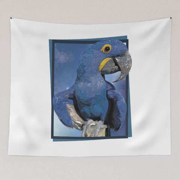 Item preview, Hyacinth macaw designed and sold by obscurite.