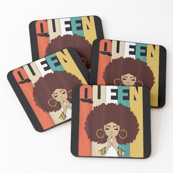 Item preview, Queen Vintage Retro Melanin Strong Black Afro Woman Gift Graphic For Fans designed and sold by KathyMakeSander.