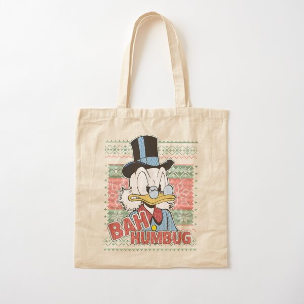 Christmas Duck cartoon funny Cotton Tote Bag