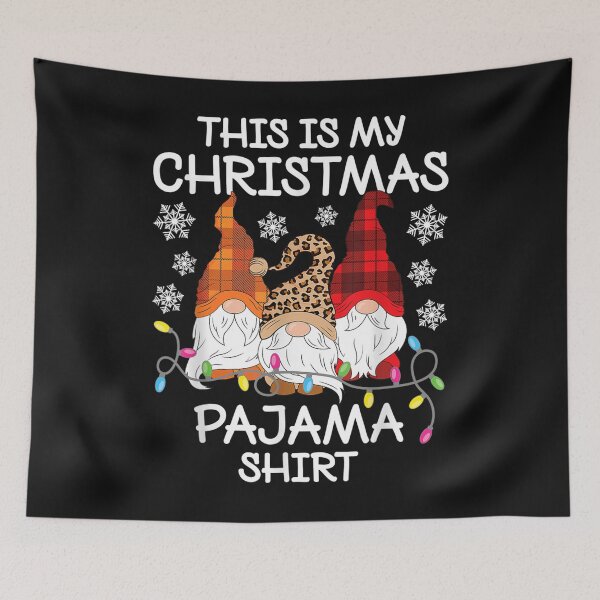Item preview, Funny Plaid Gnome Xmas Men Women This Is My Christmas Pajama T-Shirt designed and sold by Chambers-Avara.