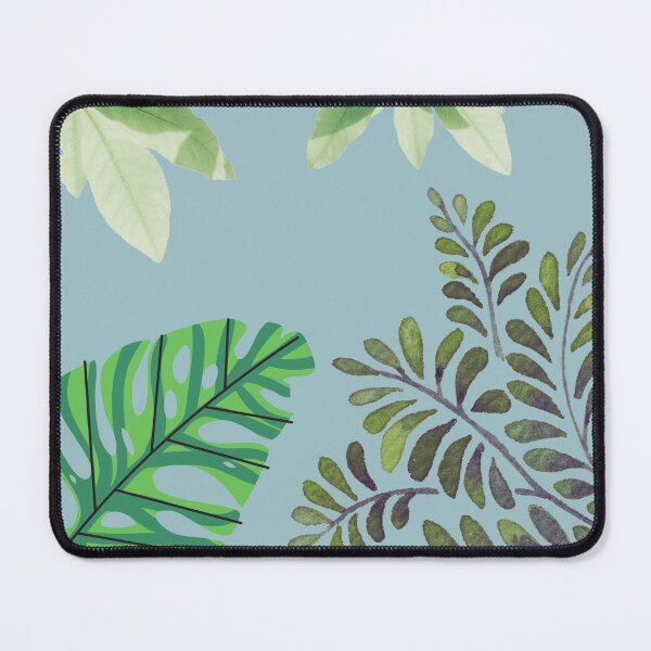 Item preview, tropical vibe leafy pattern designed and sold by DayMagicalArt.