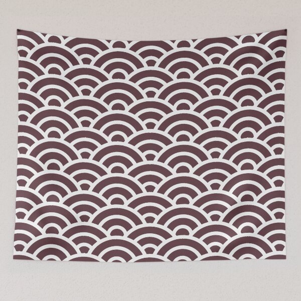 Item preview, NISEMURASAKI 230 Seigaiha Waves - Energetic Ver. | Japanese Pattern Wagara designed and sold by Polariszero.