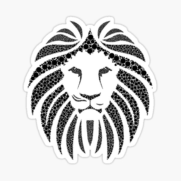 big-black-wild-cat-lion-sticker-for-sale-by-nkelechi111-redbubble