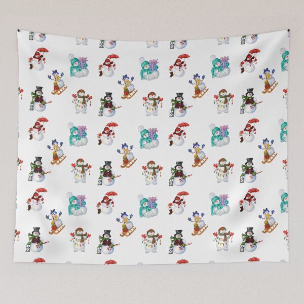 Item preview, Christmas Snowman Santa Sack Xmas Present Sleigh Lantern Colored Lights #1 designed and sold by Hanlar.
