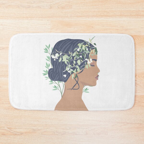 Item preview, Beautiful Girl with Flower Crown  designed and sold by Dollfacedesign.