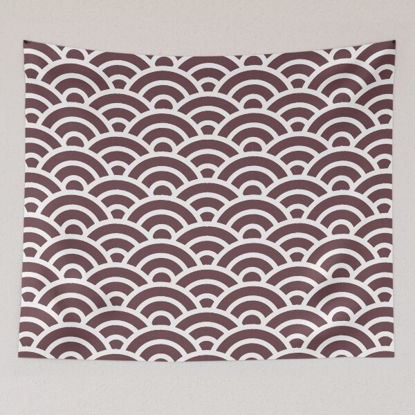 Item preview, MURASAKITOBI 232 Seigaiha Waves - Energetic Ver. | Japanese Pattern Wagara designed and sold by Polariszero.