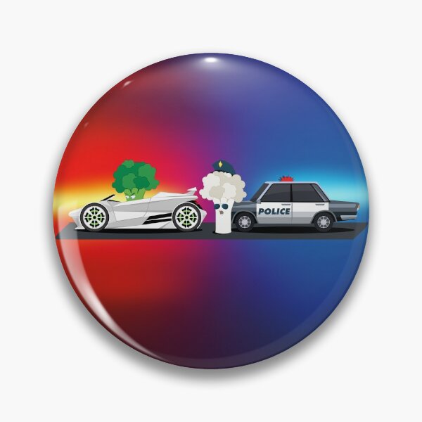 Item preview, Driving While Broccoli Social Commentary Funny Vegetables designed and sold by VileVegan.