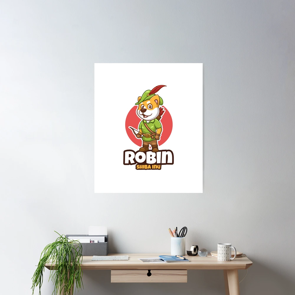 Robin Hood Shiba Inu! Crypto Meme currency design!