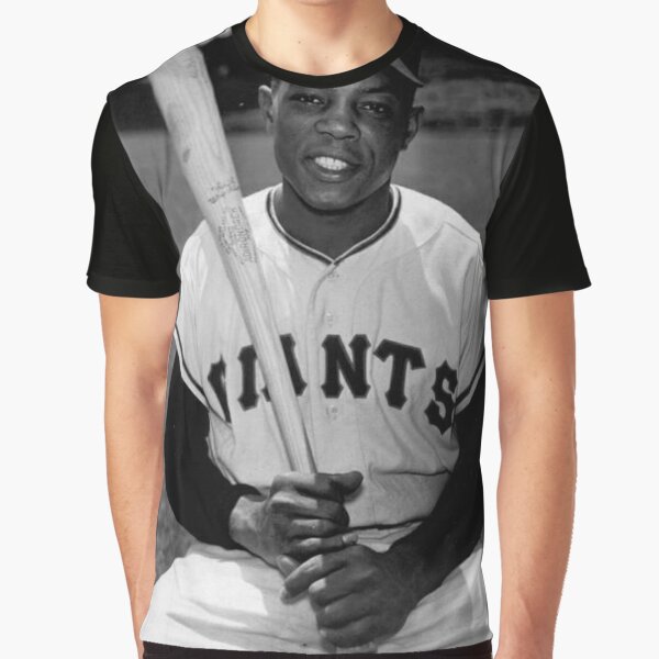 Willie Mays Illustrated Montage Graphic T-Shirt for Sale by sampowellart