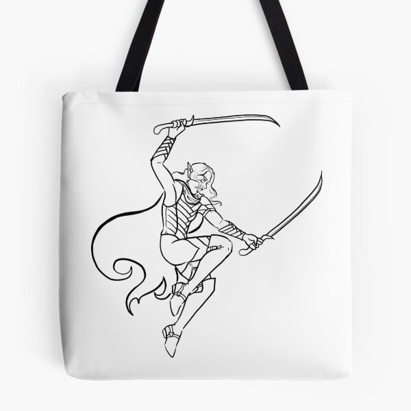 Item preview, Jumping Drizzt designed and sold by G Draws.