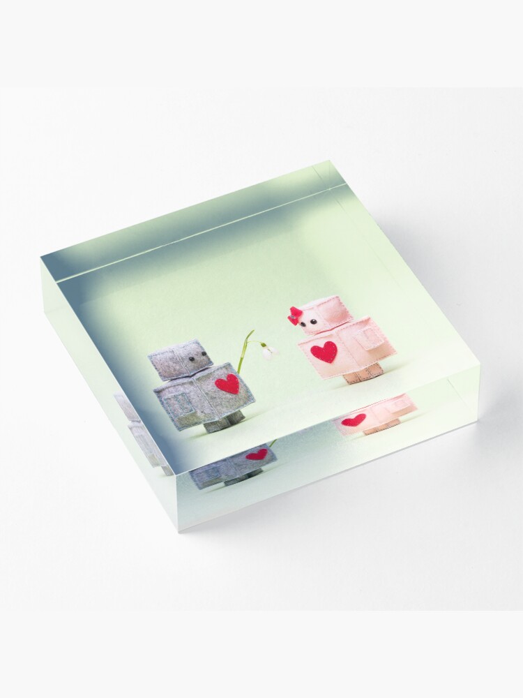 Alternate view of Spring love Acrylic Block