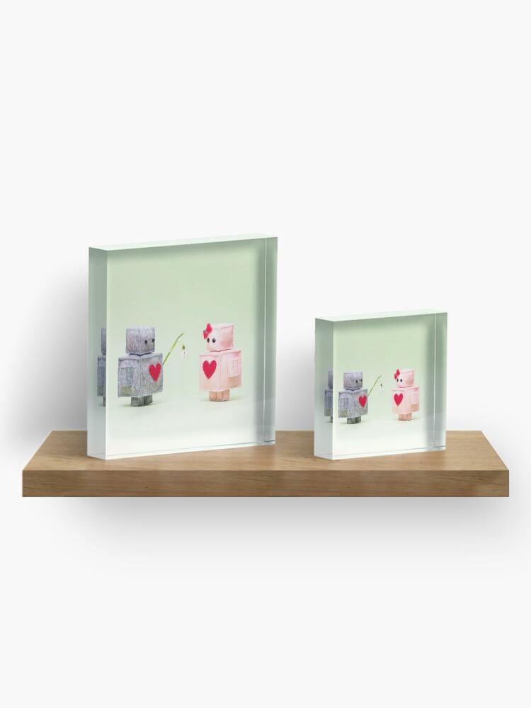 Alternate view of Spring love Acrylic Block