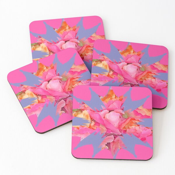 Item preview, Hote Pink snowflakes stare by Iritof designed and sold by iritof.