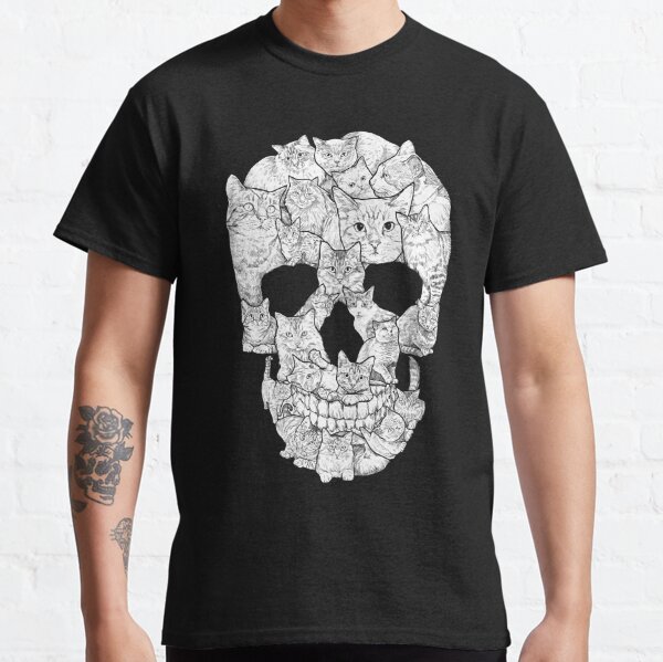 skull t shirt herren