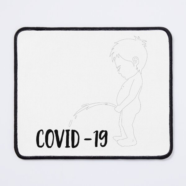 Item preview, Boy standing peeing on Covid-19 designed and sold by Meennieartwork.