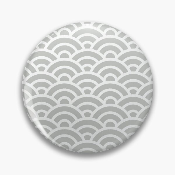 Item preview, SHIRONEZUMI 235 Seigaiha Waves - Energetic Ver. | Japanese Pattern Wagara designed and sold by Polariszero.