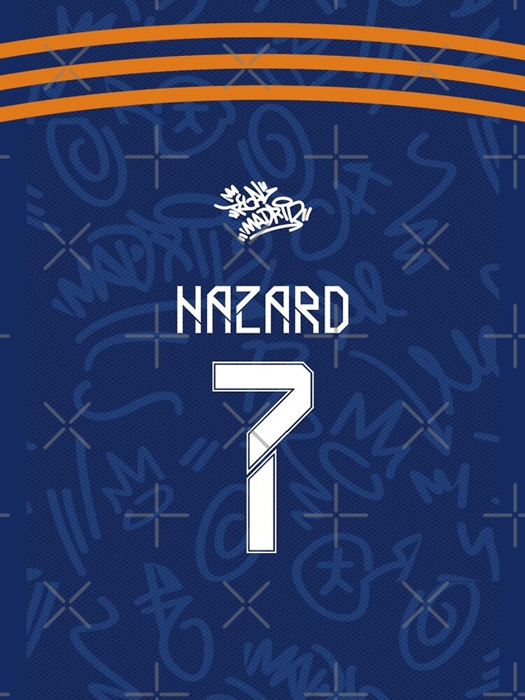 Blue Real Madrid Jersey Series Eden Hazard iPhone Case for Sale by  farqaleitart