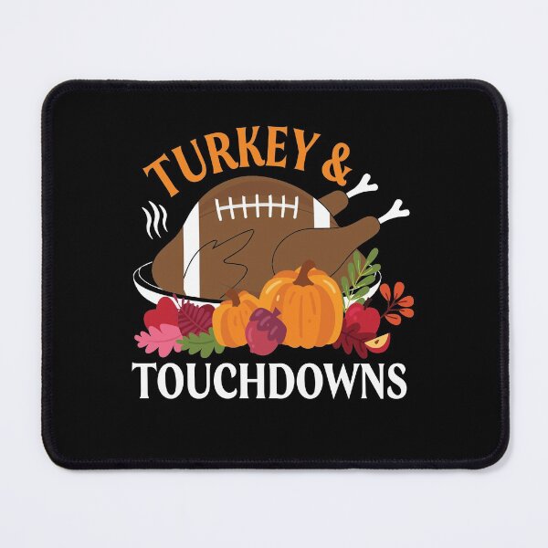 Item preview, Turkey and touchdowns thanksgiving football funny designed and sold by jojocat90.
