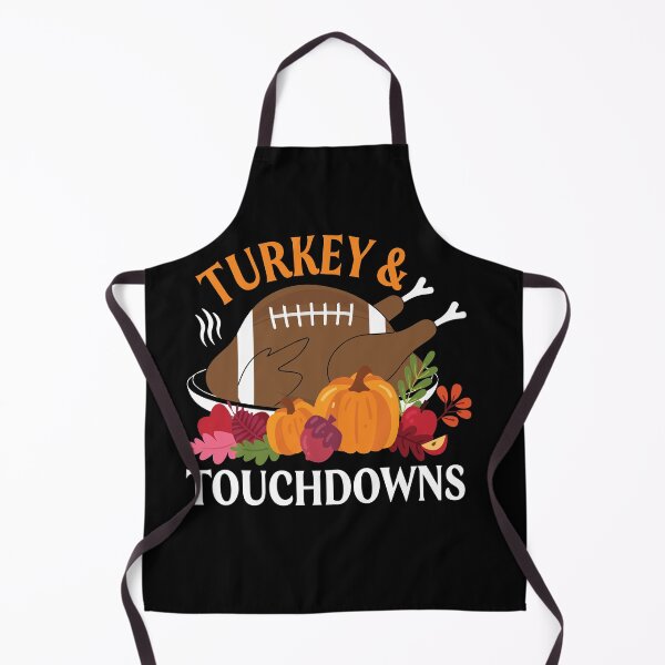Item preview, Turkey and touchdowns thanksgiving football funny designed and sold by jojocat90.