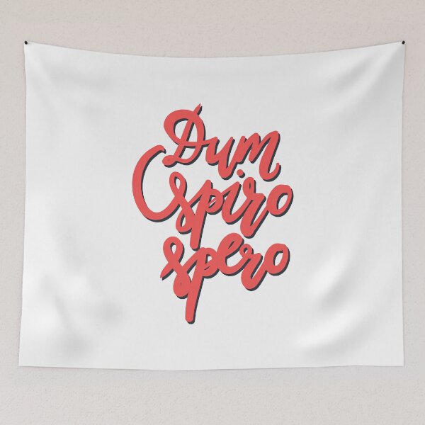 Item preview, Dum Spiro Spero, Latin aphorism, As Long as I am Alive There is Hope, Latin Quote designed and sold by graphic-genie.