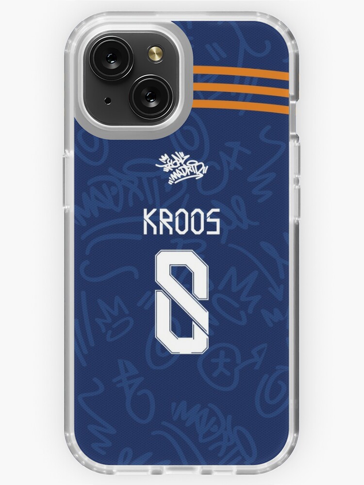 Blue Real Madrid Jersey Series Toni Kroos iPhone Case for Sale by  farqaleitart