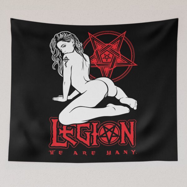 Item preview, Legion Pentagram Pinup Girl designed and sold by Ramirezer847.