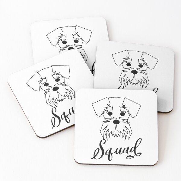Item preview, Schnauzer Squad designed and sold by the Zarock Shop.