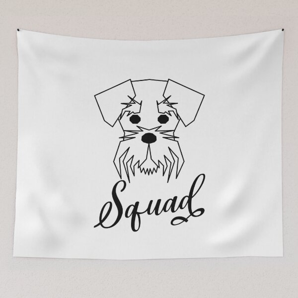 Item preview, Schnauzer Squad designed and sold by the Zarock Shop.