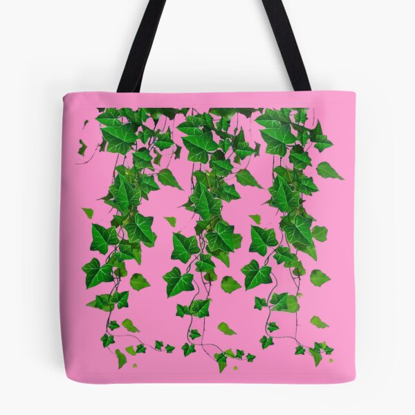 Item preview,  GREEN IVY HANGING LEAVES VINES PINK ART  designed and sold by sharlesart.