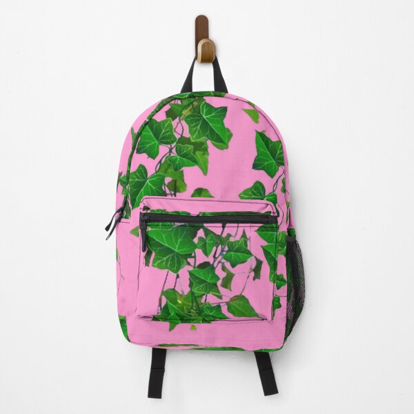 Item preview, GREEN IVY HANGING LEAVES VINES PINK ART designed and sold by sharlesart.
