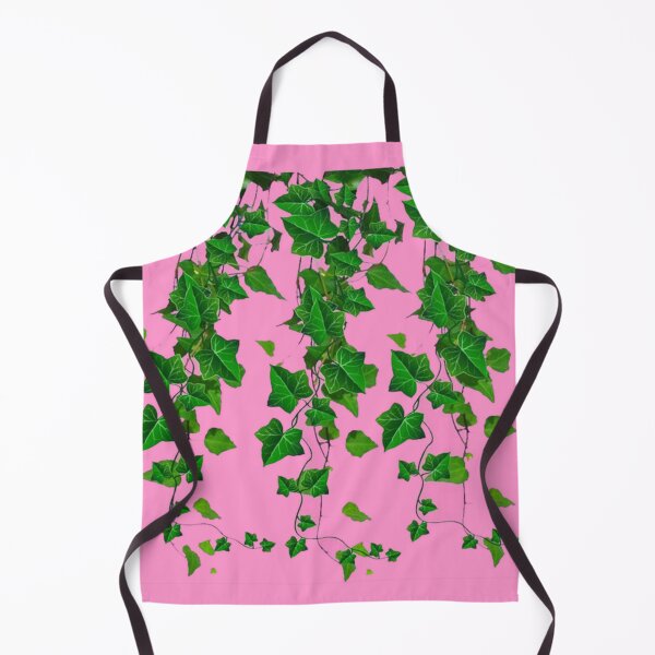 Item preview, GREEN IVY HANGING LEAVES VINES PINK ART designed and sold by sharlesart.