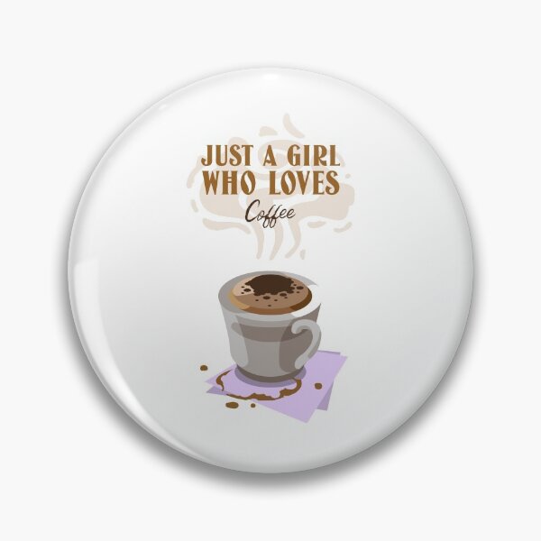Item preview, Just a girl who loves coffee designed and sold by Echo Aesthetics.
