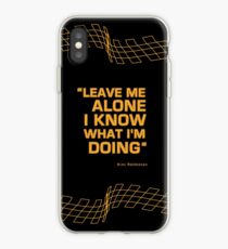 Kimi Raikkonen - "Leave me alone. I know what I'm doing" iPhone Case