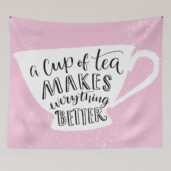 Item preview, A Cup of Tea Makes Everything Better  designed and sold by Dollfacedesign.