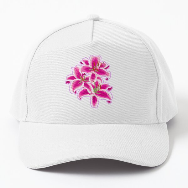Stargazer Lillies Baseball Cap